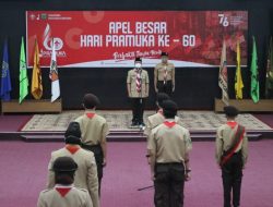 Anggota Pramuka di Kalimantan Barat Gelar Apel Besar Hari Jadi ke-60 secara Virtual