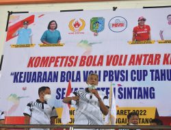 PBVSI Sintang Jadikan Kejuaraan Klub Ajang Seleksi Porprov Kalbar
