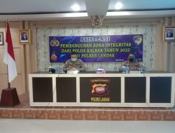 Tim RBP Rorena Polda Kalbar Asistensi Pembangunan Zona Integritas di Polres Landak