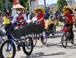 Lomba Sepeda Hias dan Landak Fashion Karnaval, Polres Landak Kerahkan Pasukan Pengamanan