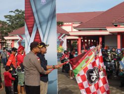Wakil Bupati Sambas Lepas Rally Wisata Bhayangkara Khatulistiwa ke Tamajuk