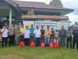 Berikan Motivasi Korban Banjir, Wabup Sintang Bersama Tim Kunjungi Nanga Serawai