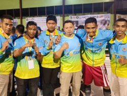 Menang KO atas Sanggau, Atlet Tinju Mempawah Rebut Emas di Porprov Kalbar