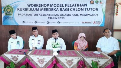 Cetak Tutor Hebat di Mempawah, BDK Jakarta Gelar Workshop Model Pelatihan Kurikulum Merdeka