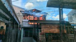 Satu Rumah di Beting Permai Pontianak Timur Nyaris Ludes Terbakar