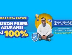 Ikuti Promo bjb PASTI, Diskon Premi Asuransi Hingga 100%