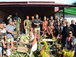 Sekda Ketapang Hadiri Ritual Adat Tentobus Batu Tajam di Tumbang Titi Ketapang