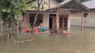 Banjir di Jelai Hulu Ketapang, Kades Riam Danau Kanan: Tinggi Air Setengah Rumah Warga