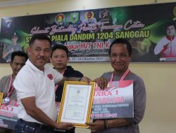 Catur Dandim Cup di Sanggau, Iman Mulawarman Raih Juara 1