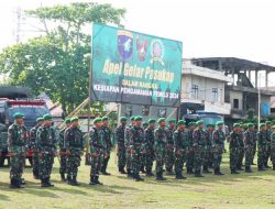 Kesiapan Pengamanan Pemilu 2024, Apel Gelar Pasukan TNI di Ketapang