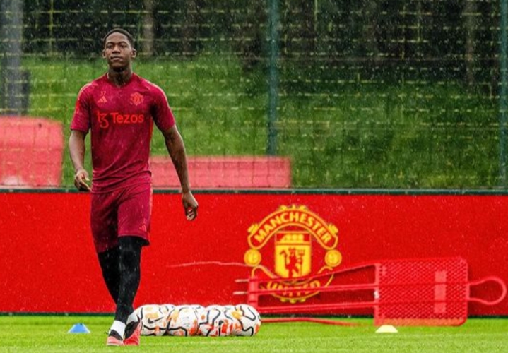 Kobbie Mainoo target Manchester United/(instagram/@kobbie)