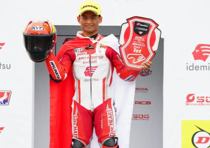Rheza Danica Ahrens mendapatkan Gelar Juara AP250 ARRC 2023/(instagram/@rhezadanica123)