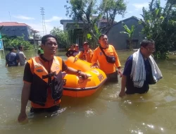 Karanganyar Demak Terendam Banjir, Penahan Debit Air Sungai Wulan Jebol