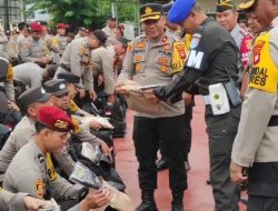 Polres Sanggau Gelar Apel Pergeseran Pasukan Pengamanan TPS 