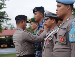 Polres Bengkayang Apel Gelar Pasukan Operasi Keselamatan Kapuas 2024 Jelang Ramadhan