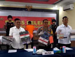 Pengedar Rokok Tanpa Cukai Ditangkap Polisi di Sanggau