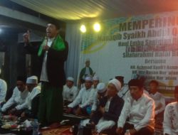 Nahruji Sudiman, Wakil Ketua Rois Syuriah PCNU Hadiri Halalbihalal di Desa Parit Banjar Mempawah